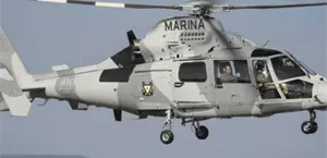 Helicóptero de Semar aterriza de emergencia por falla en motor