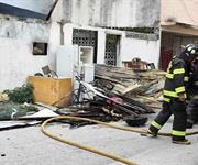Una vivienda quedó en cenizas tras un fuerte incendio en la colonia Chapultepec