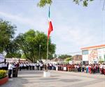 Realizan ceremonia cívica por la Batalla de Puebla en la plaza