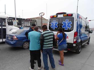 Accidente deja dos menores heridos en Río Bravo