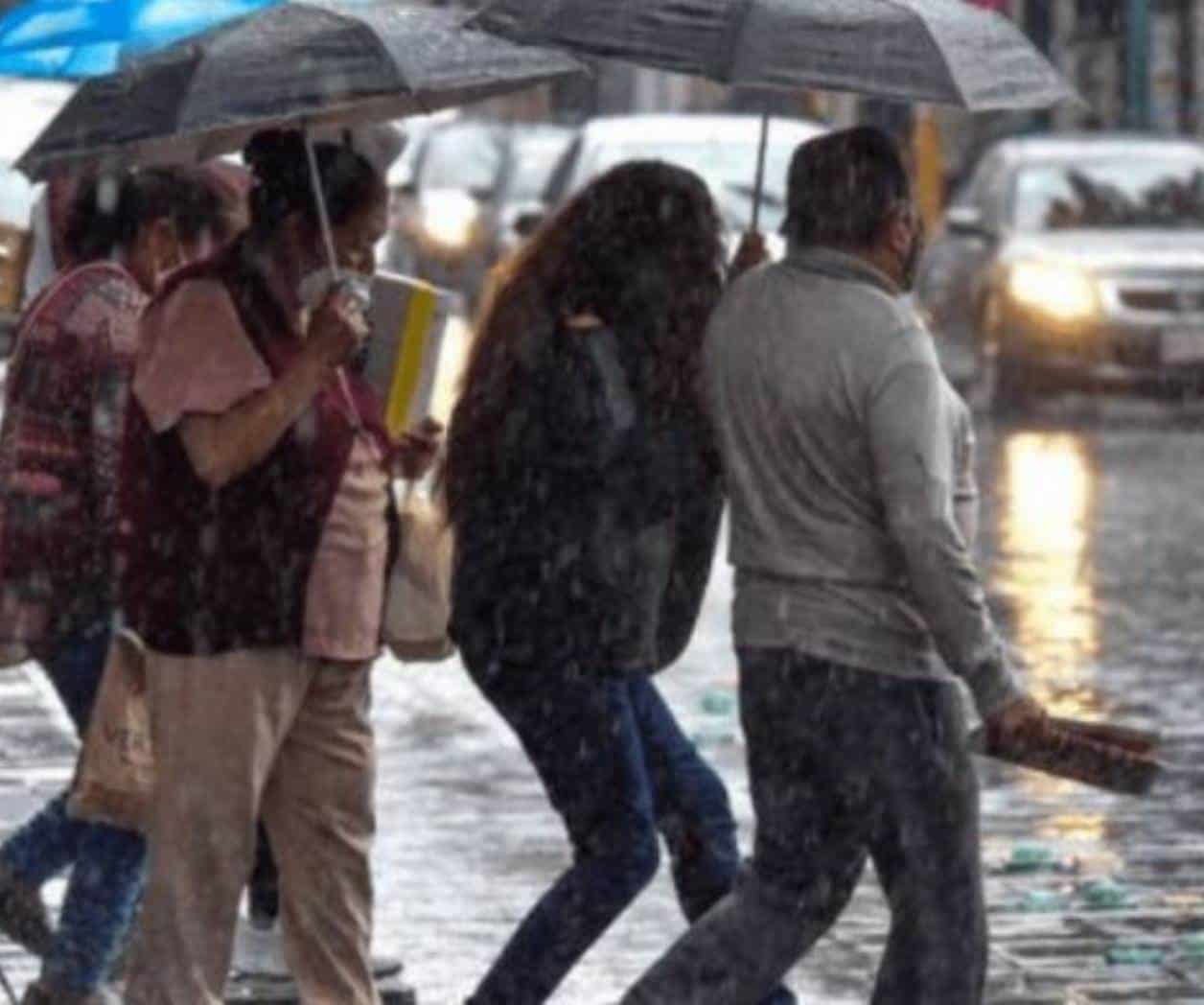 Prevé el SMN fuertes lluvias resto de semana