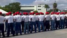 Toma de Protesta de Bandera de los soldados del Servicio Militar Nacional, clase 2007.">
