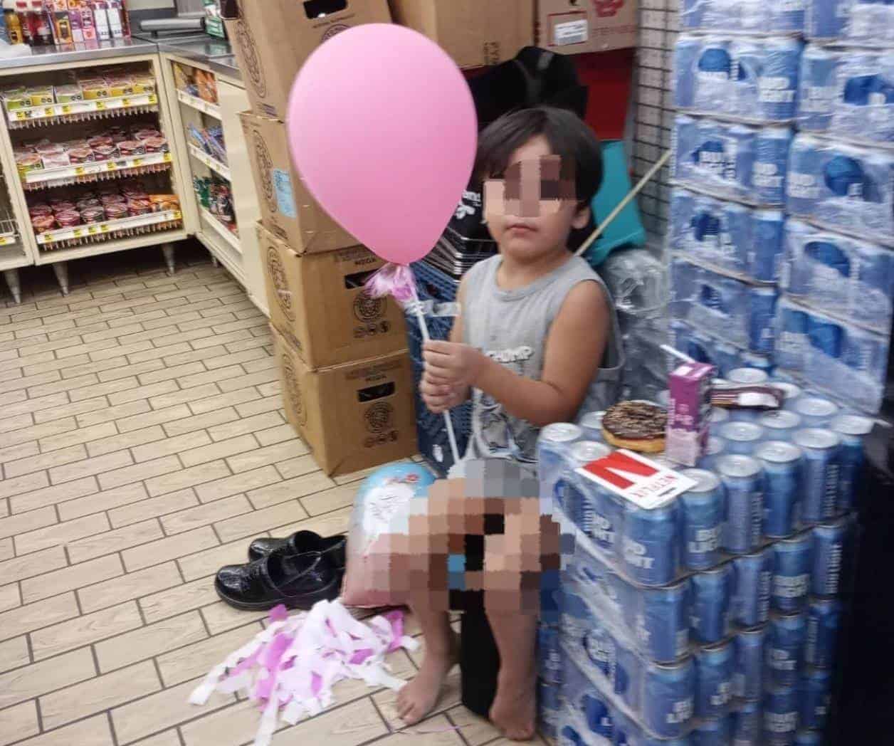  Rescatan a niño de 4 años deambulando bajo tormenta en Río Bravo
