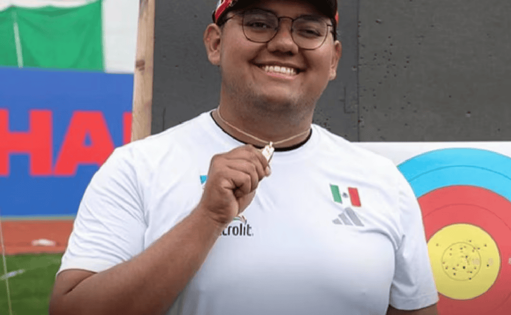 México celebra oro histórico de Sebastián García en arquería