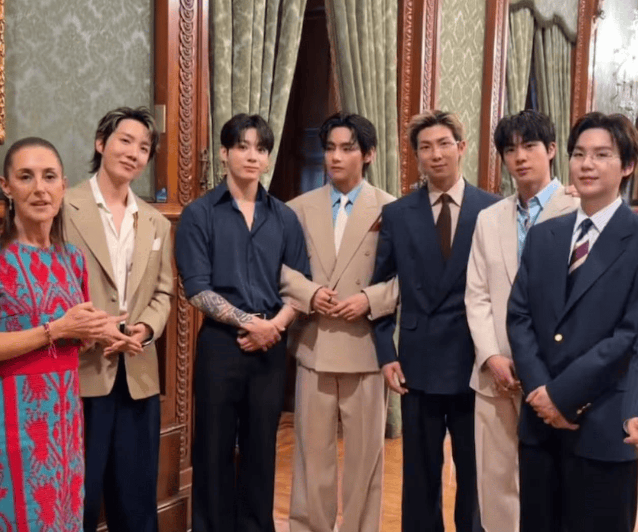 BTS acepta propuesta de Sheinbaum para regresar a México
