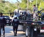 Intensifica Tránsito operativos  contra motociclistas irregulares