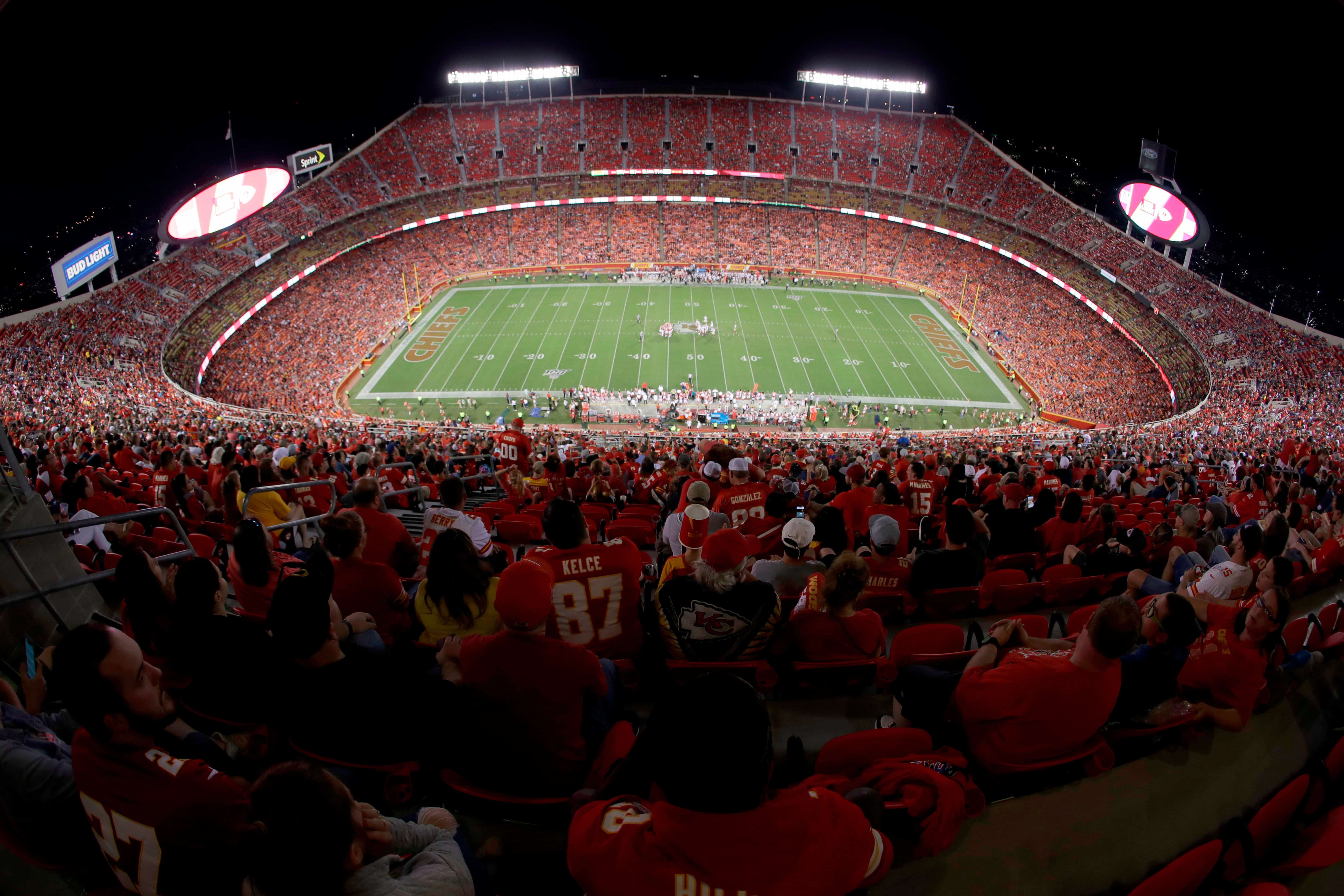 Arrowhead Stadium  se transforma