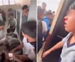 Violenta riña en secundaria de Tampico