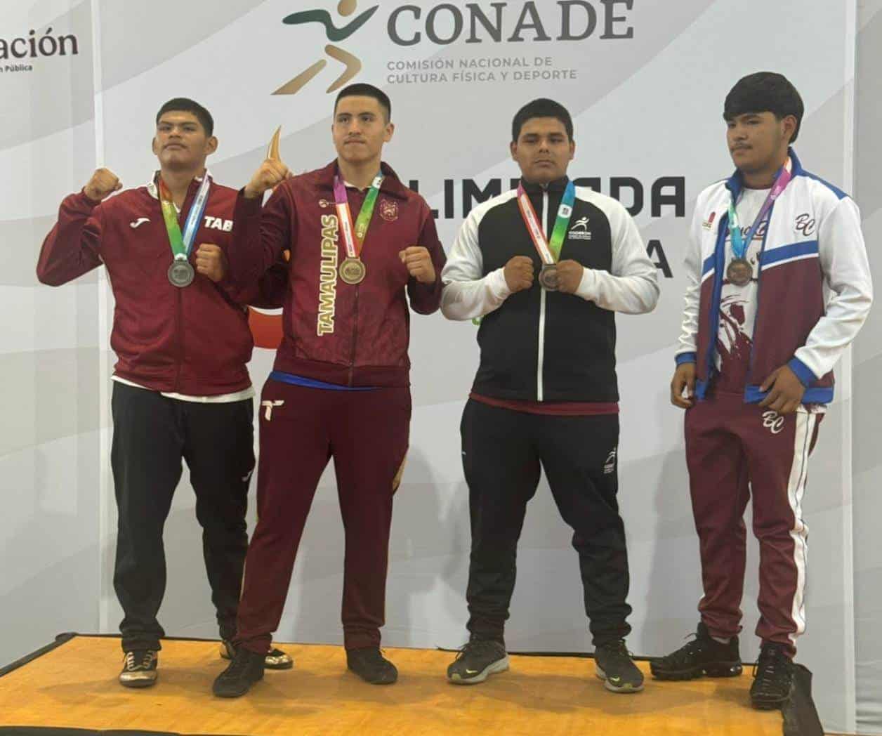 Suman boxeo y esgrima más medallas de oro para Tamaulipas Suman boxeo y esgrima más medallas de oro para Tamaulipas