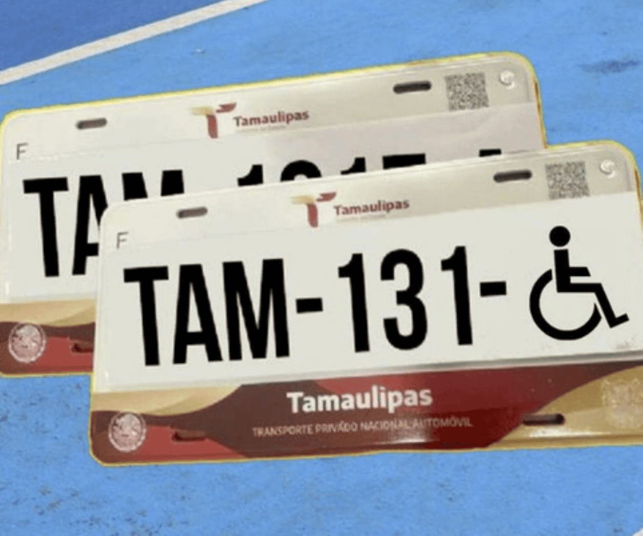 Placas gratis para personas discapacitadas