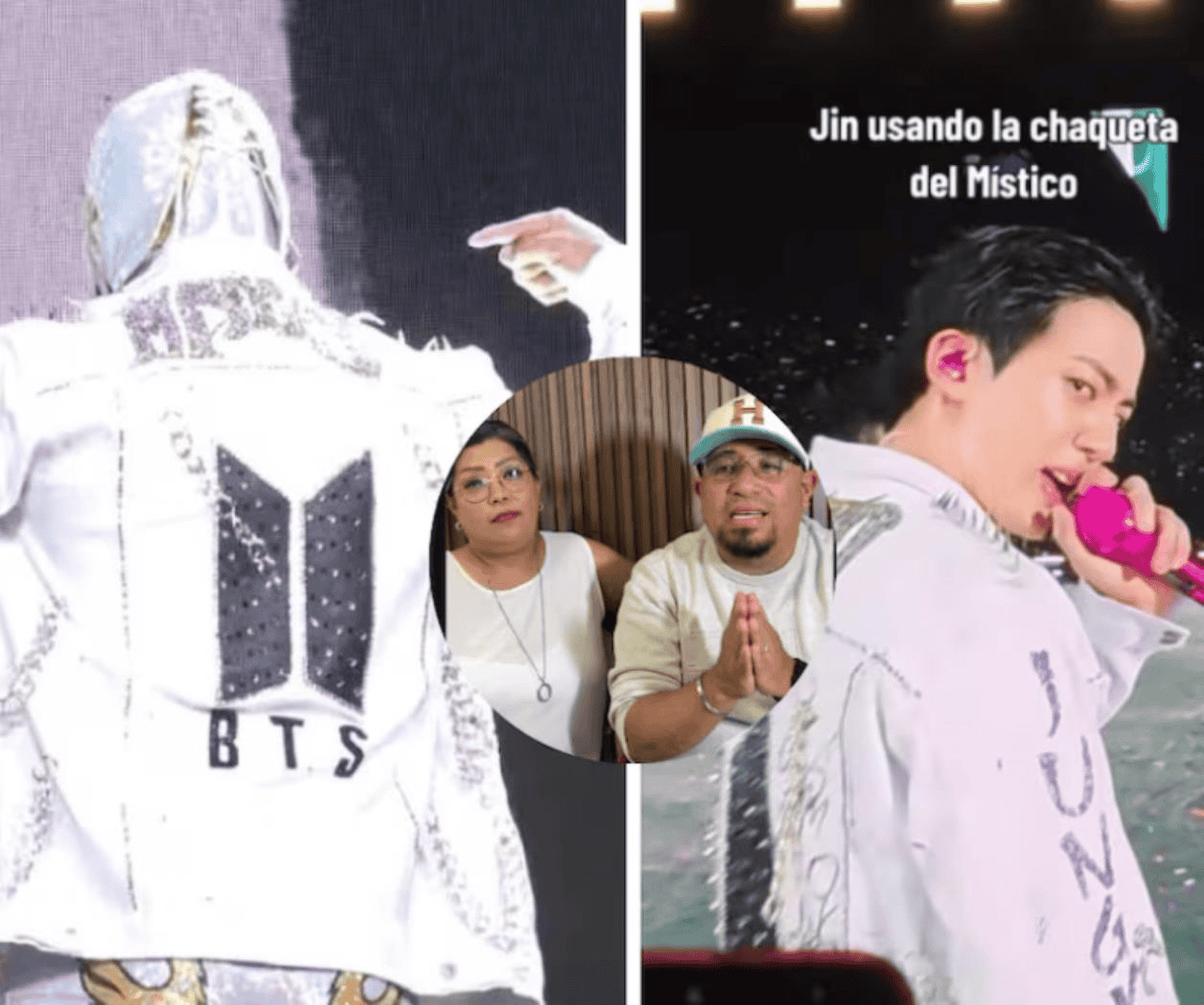 Diseñador llora al ver a Jin, de BTS, con  su prenda original