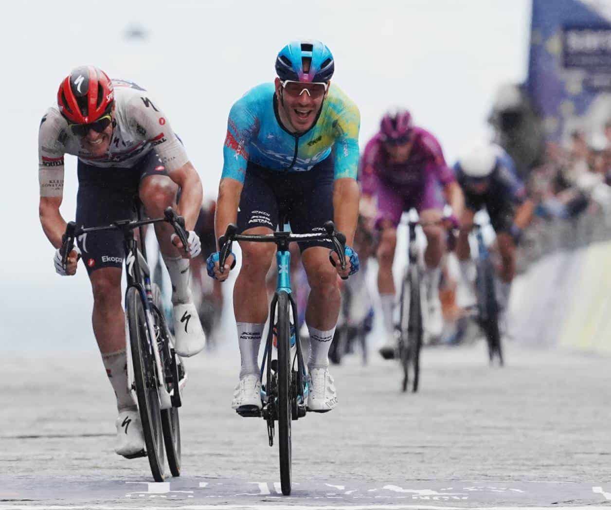 Logra Ballerini su primera victoria de etapa en el Giro Logra Ballerini su primera victoria de etapa en el Giro