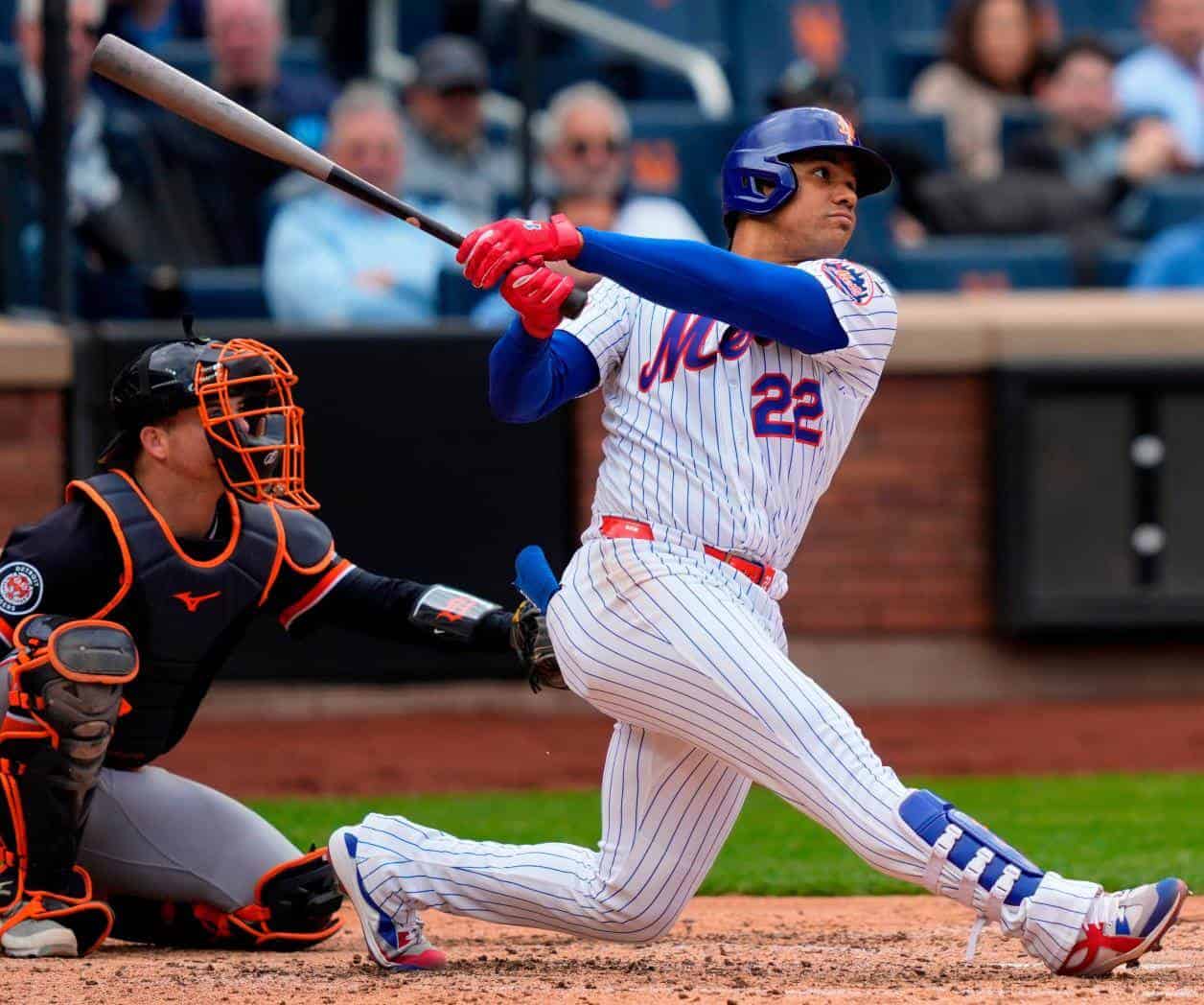 A.J. Ewing conecta su primer jonrón en victoria de los Mets