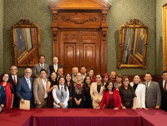 Se reúne Presidenta con Gobernadores en Palacio Nacional