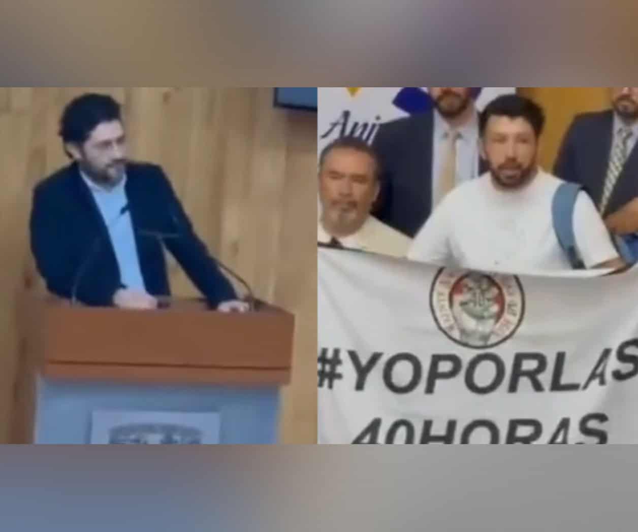 Activistas interrumpen acto de Marath Bolaños