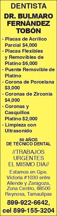 DENTISTA DR. BULMARO 