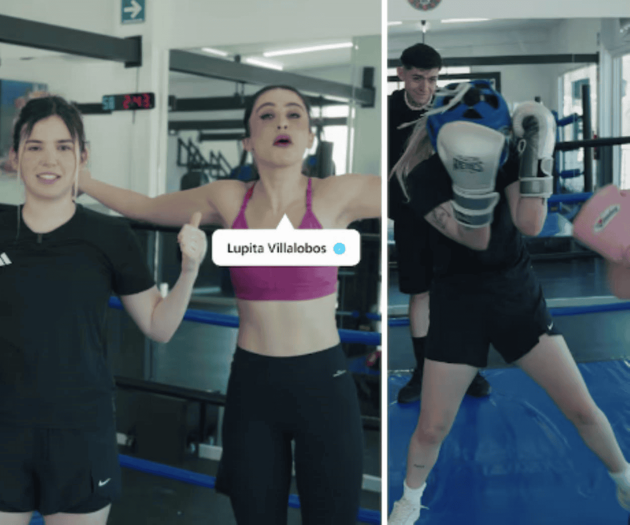 La Velada del Año VI: Rivers entrena junto a Lupita Villalobos