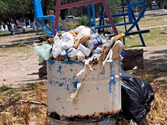 Demandan servicio de recolección de basura