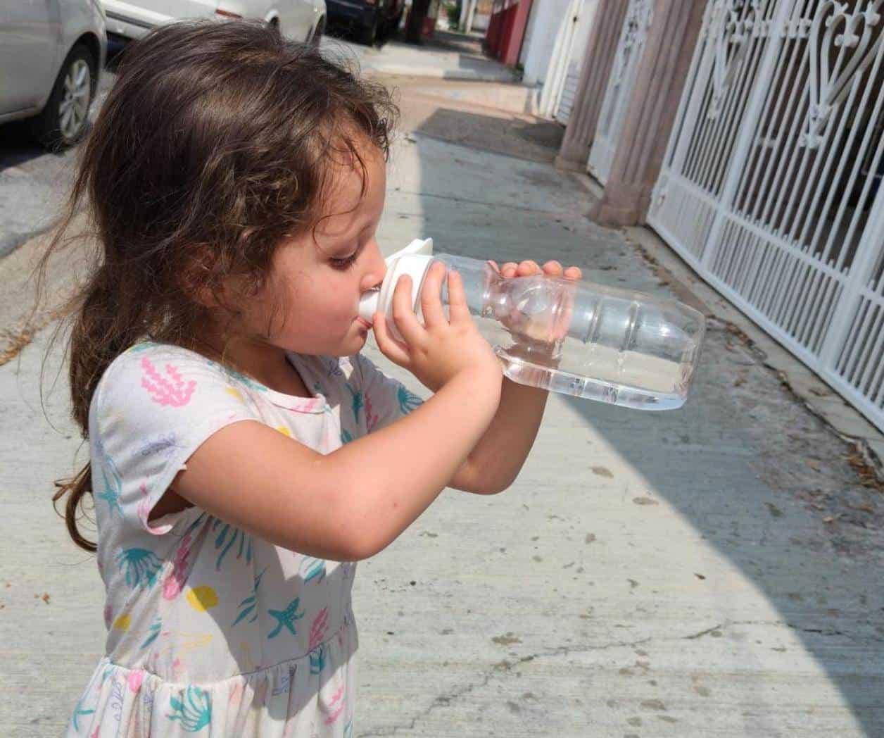  Piden cuidar a menores por calor extremo en Reynosa