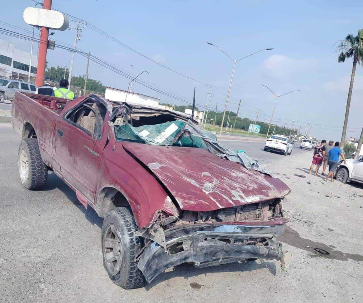 Accidente de tránsito deja un joven lesionado en Río Bravo
