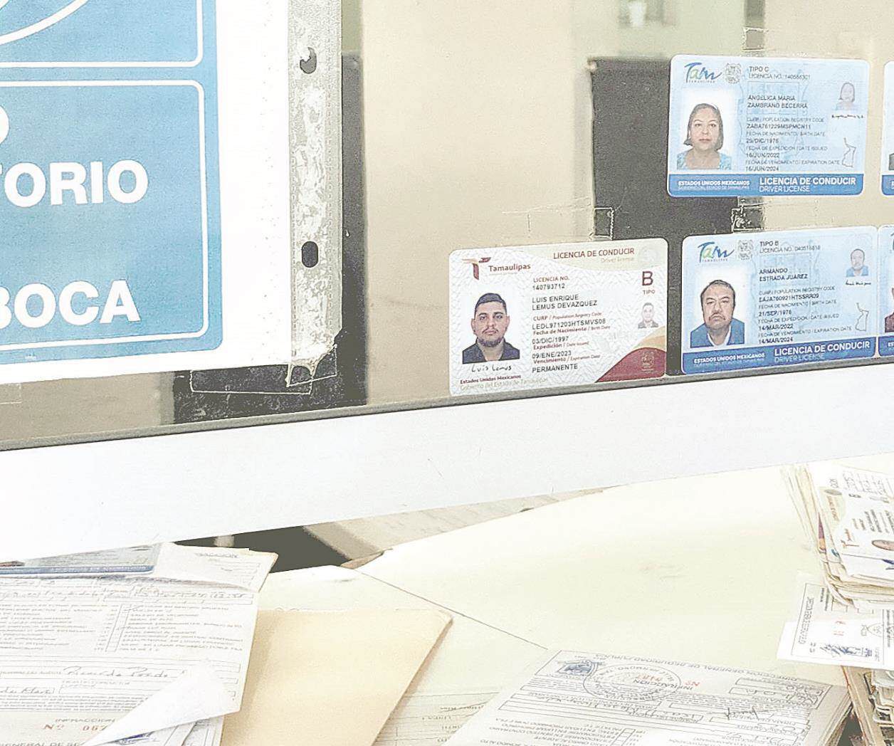 Invitan a recoger licencias olvidadas