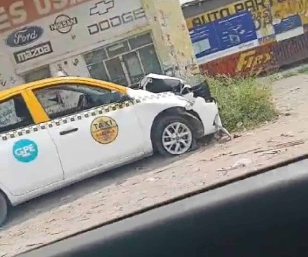 Persiguen y secuestran a taxista en Río Bravo