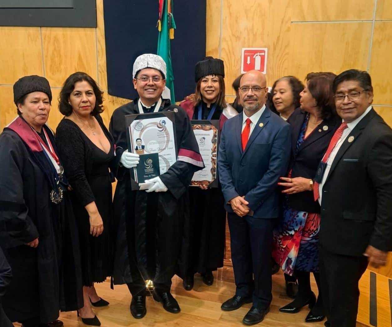 Otorgan Honoris Causa a Marcelo Olán Mendoza
