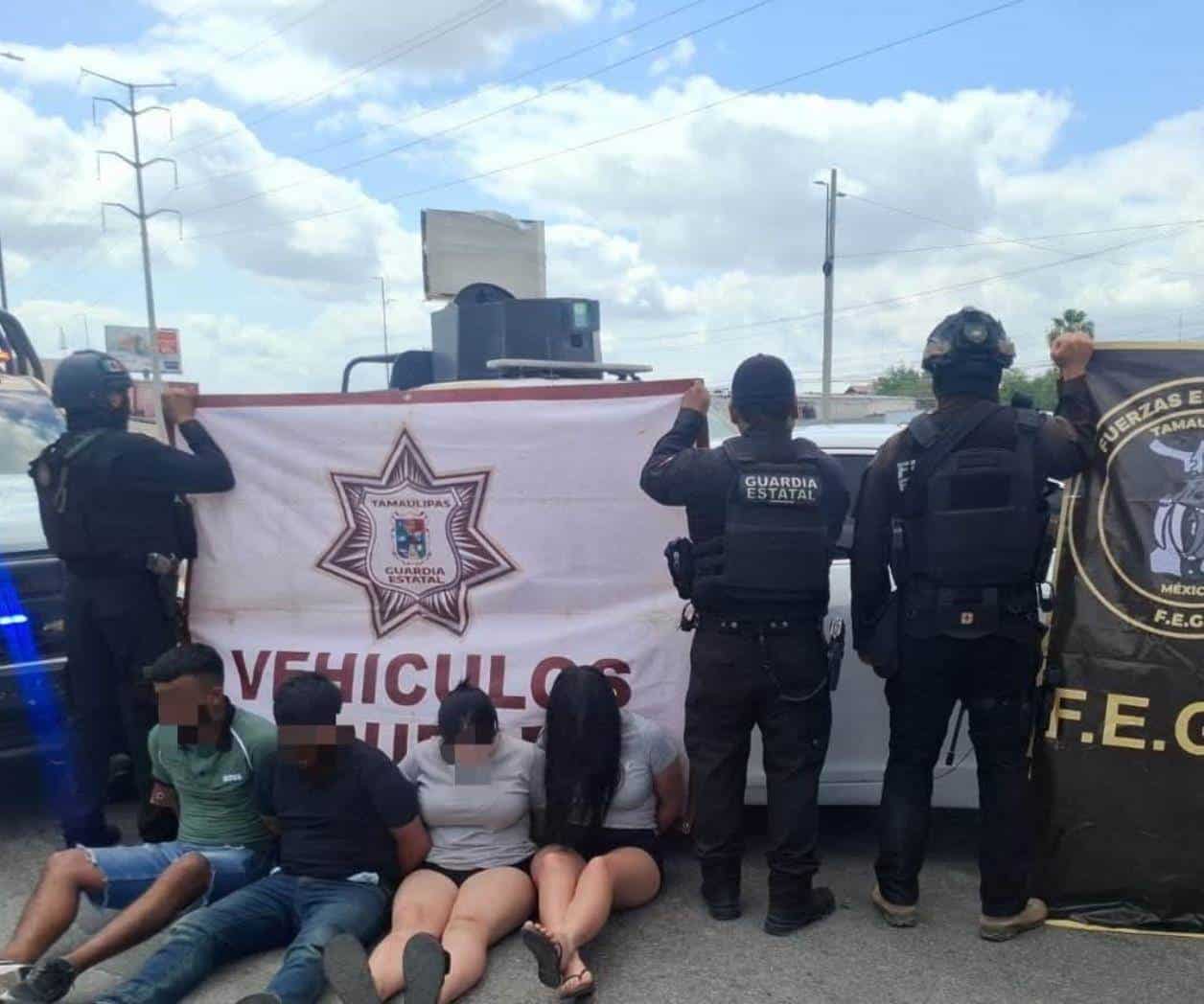 Vinculan a tres por armas y droga en Reynosa