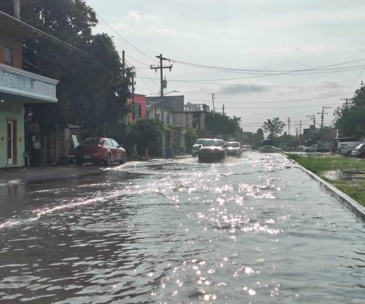 Afectan fuertes lluvias distintos sectores de Reynosa