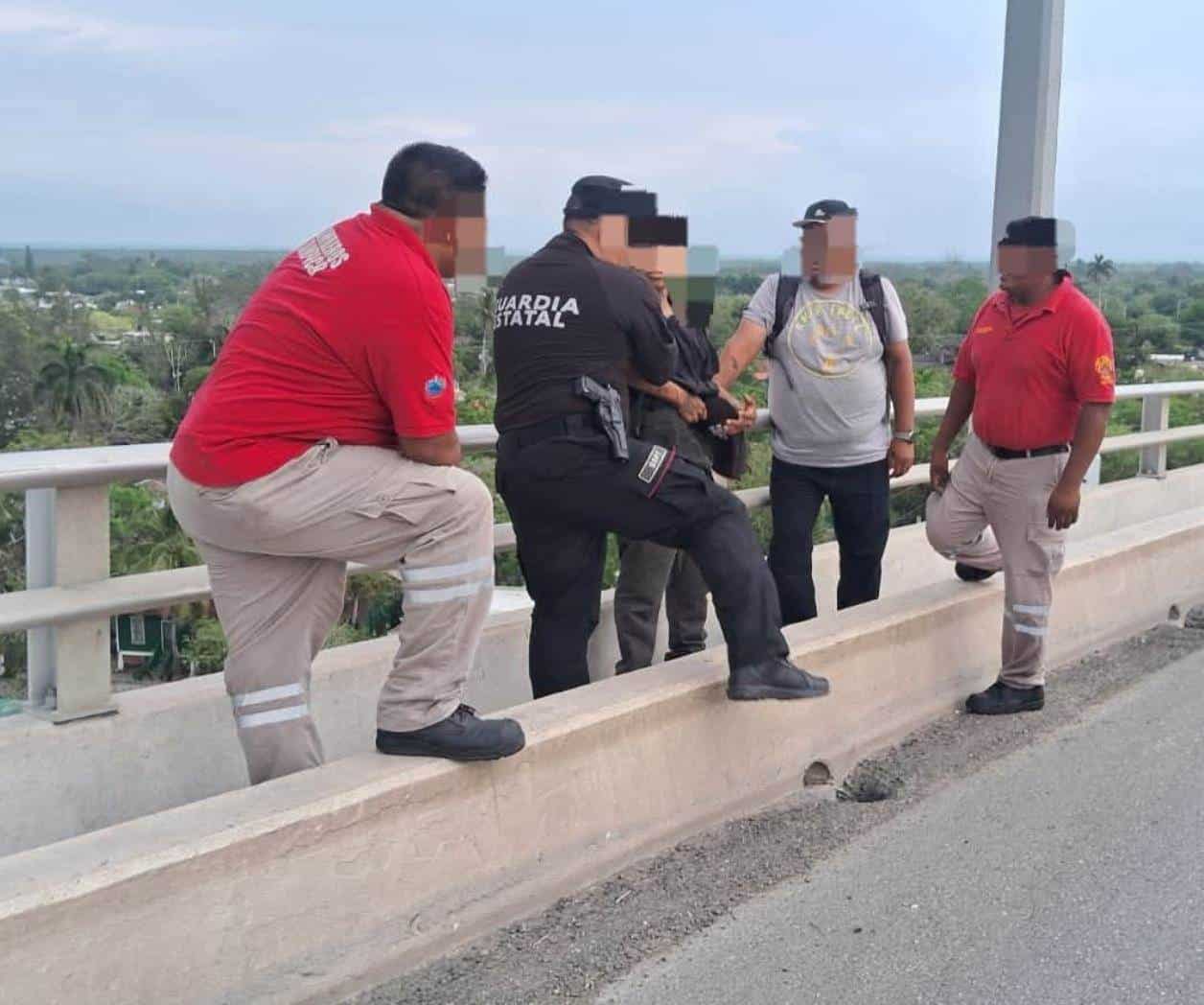 Evita Guardia Estatal segundo suicidio en Puente Tampico