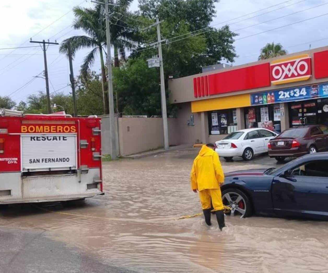 Tormenta deja solo afectaciones menores en San Fernando