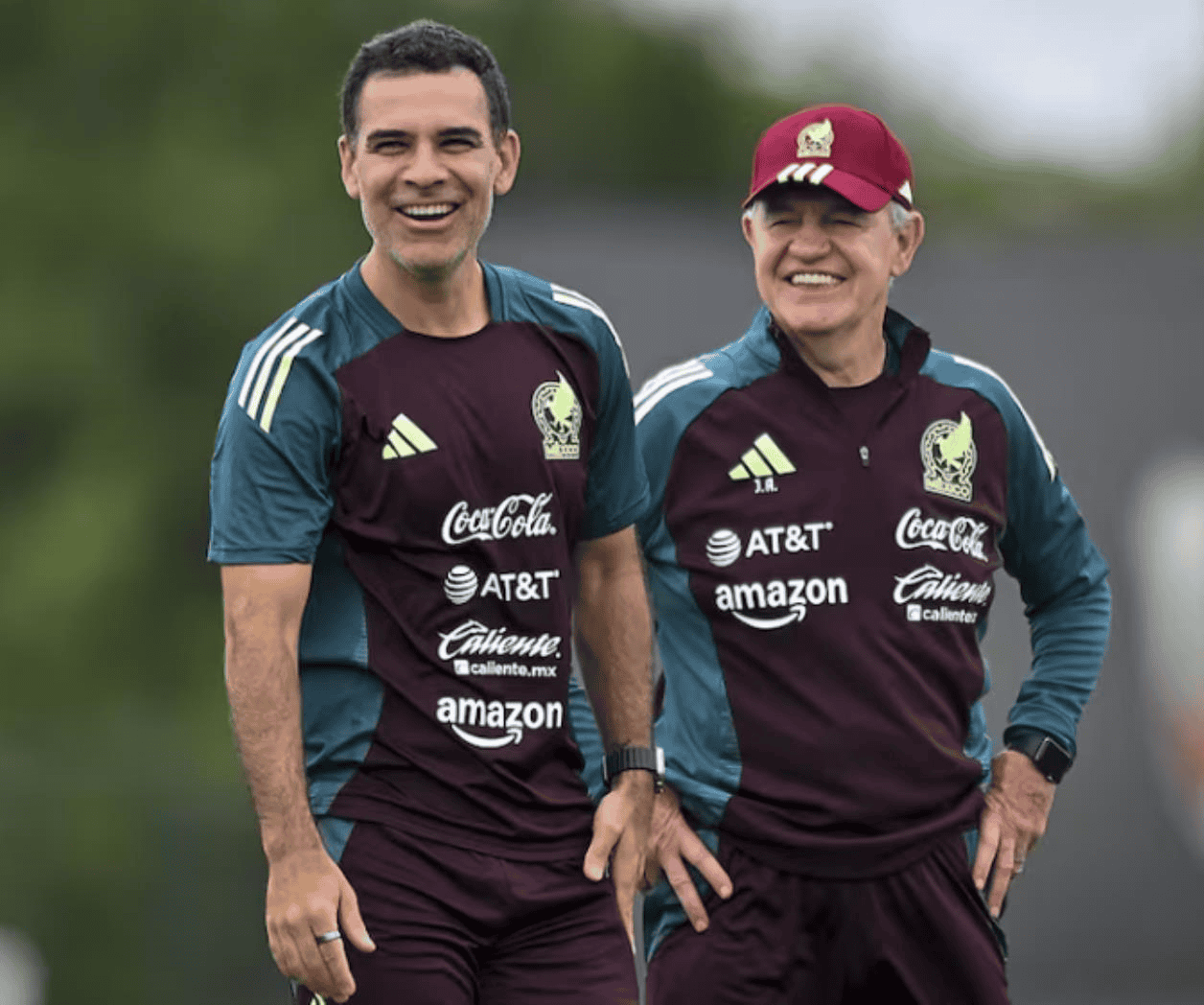 Captan discusión de Javier Aguirre y Rafa Márquez