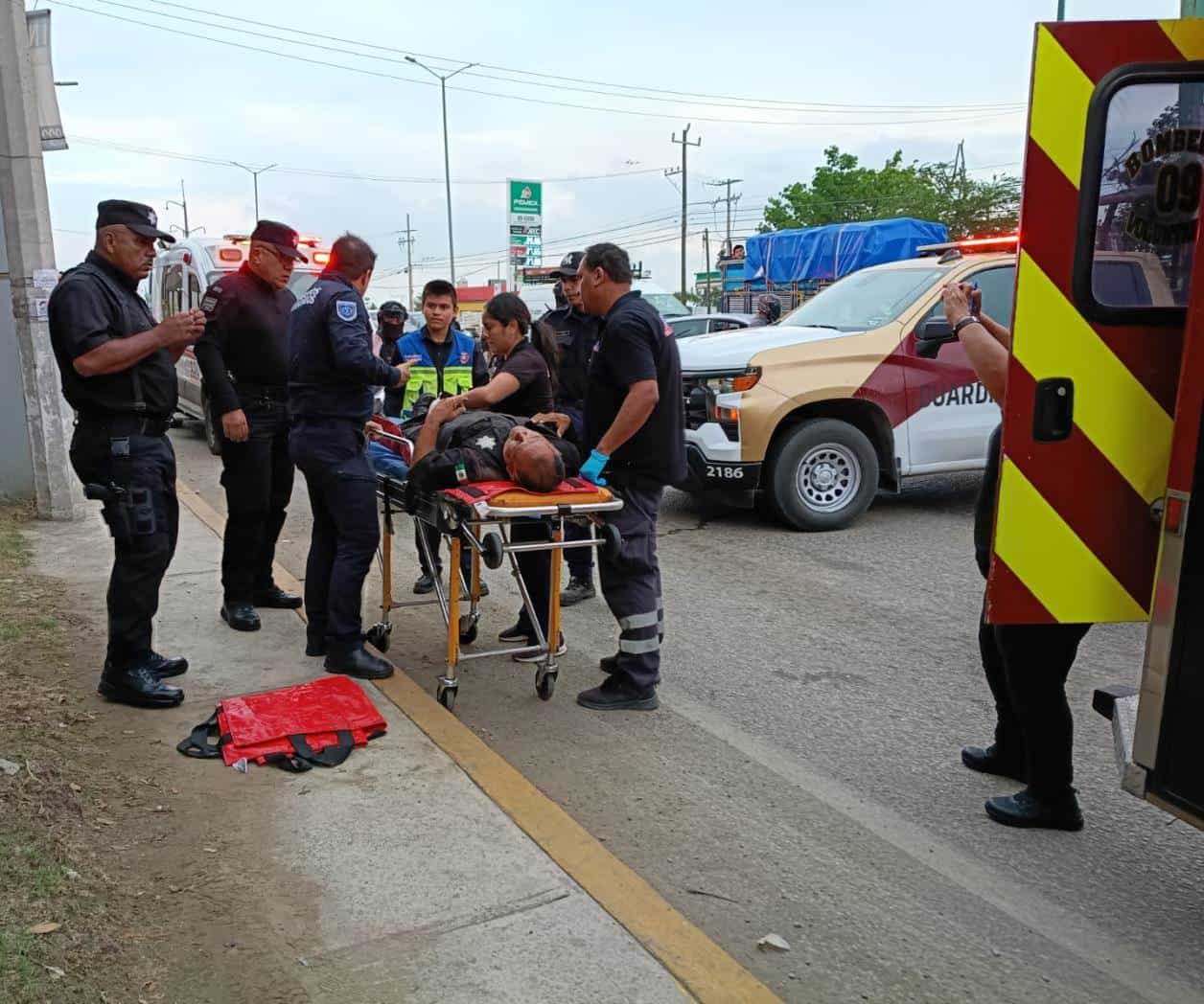 Atropellan a Guardia Estatal tras persecución en Altamira Atropellan a Guardia Estatal tras persecución en Altamira