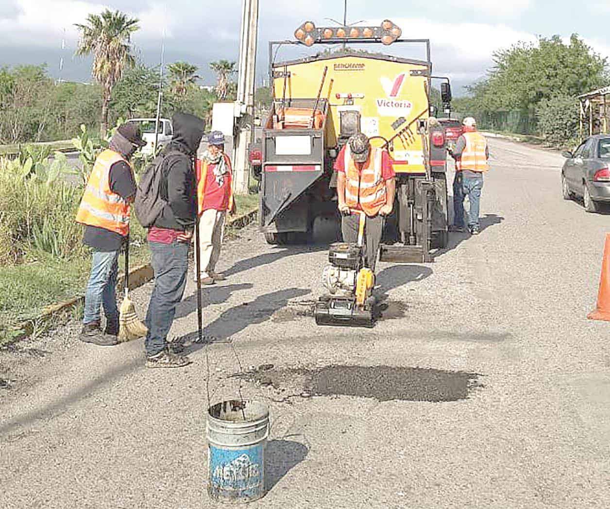Sigue rehabilitación de calles y avenidas en Ciudad Victoria