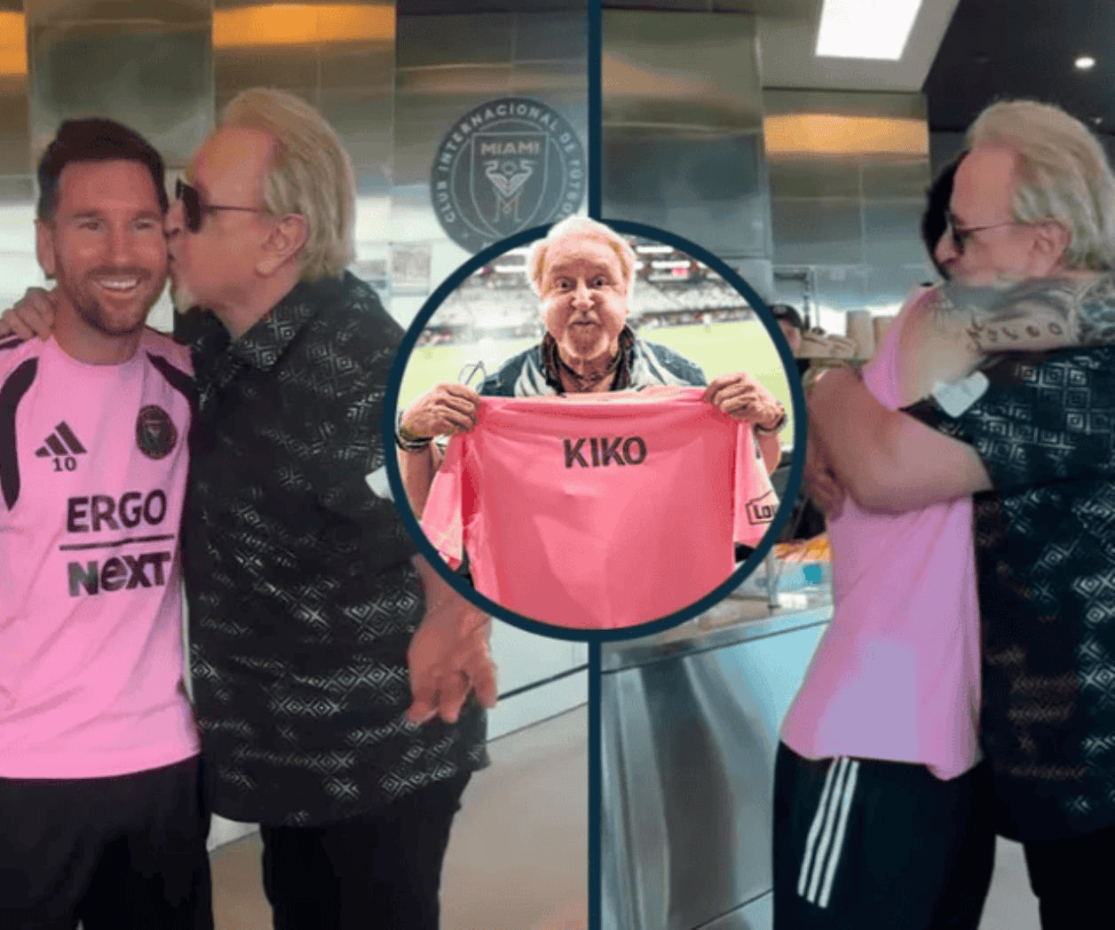 Detalla cómo fue su encuentro con Messi