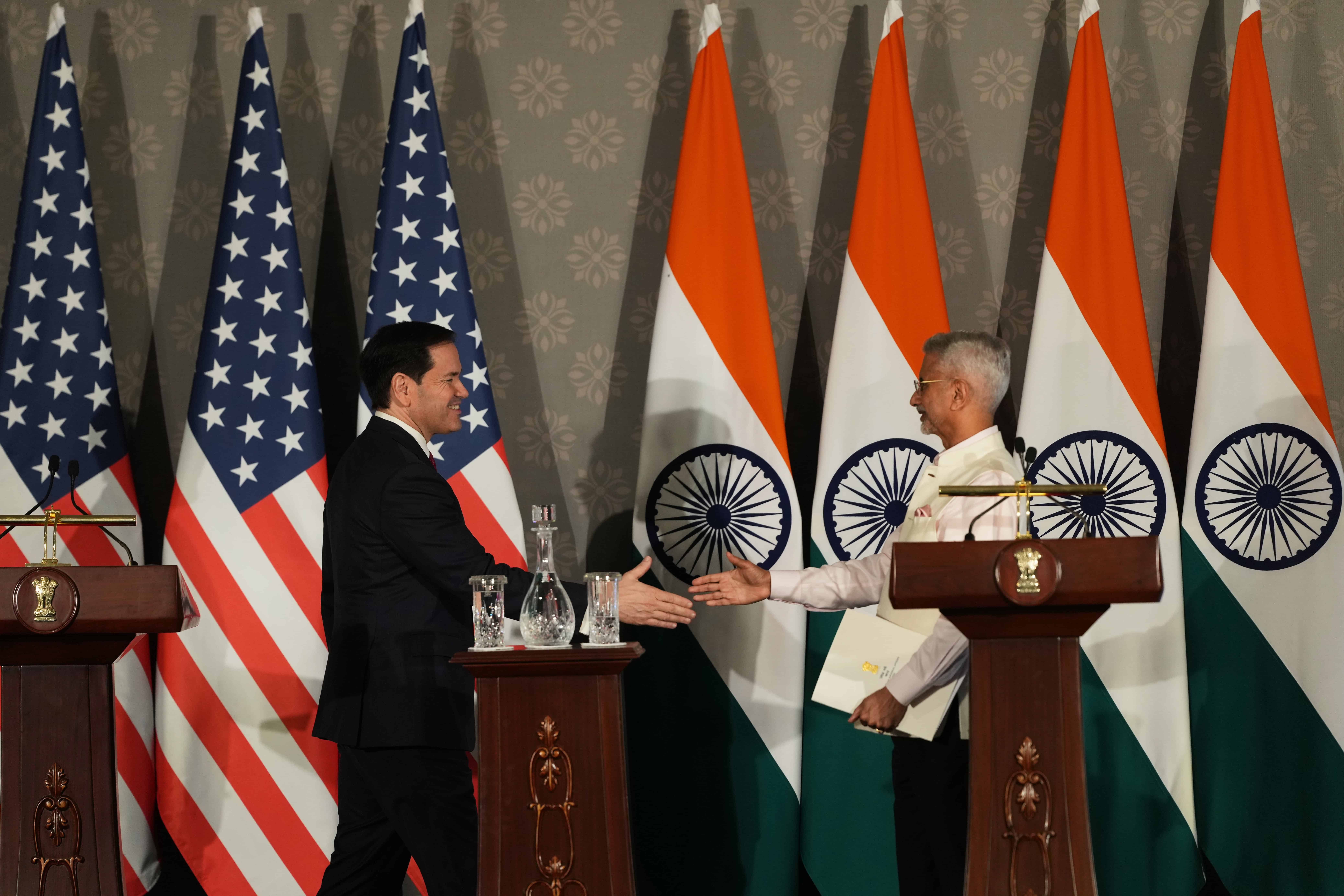 Marco Rubio busca recomponer la relación entre EU e India