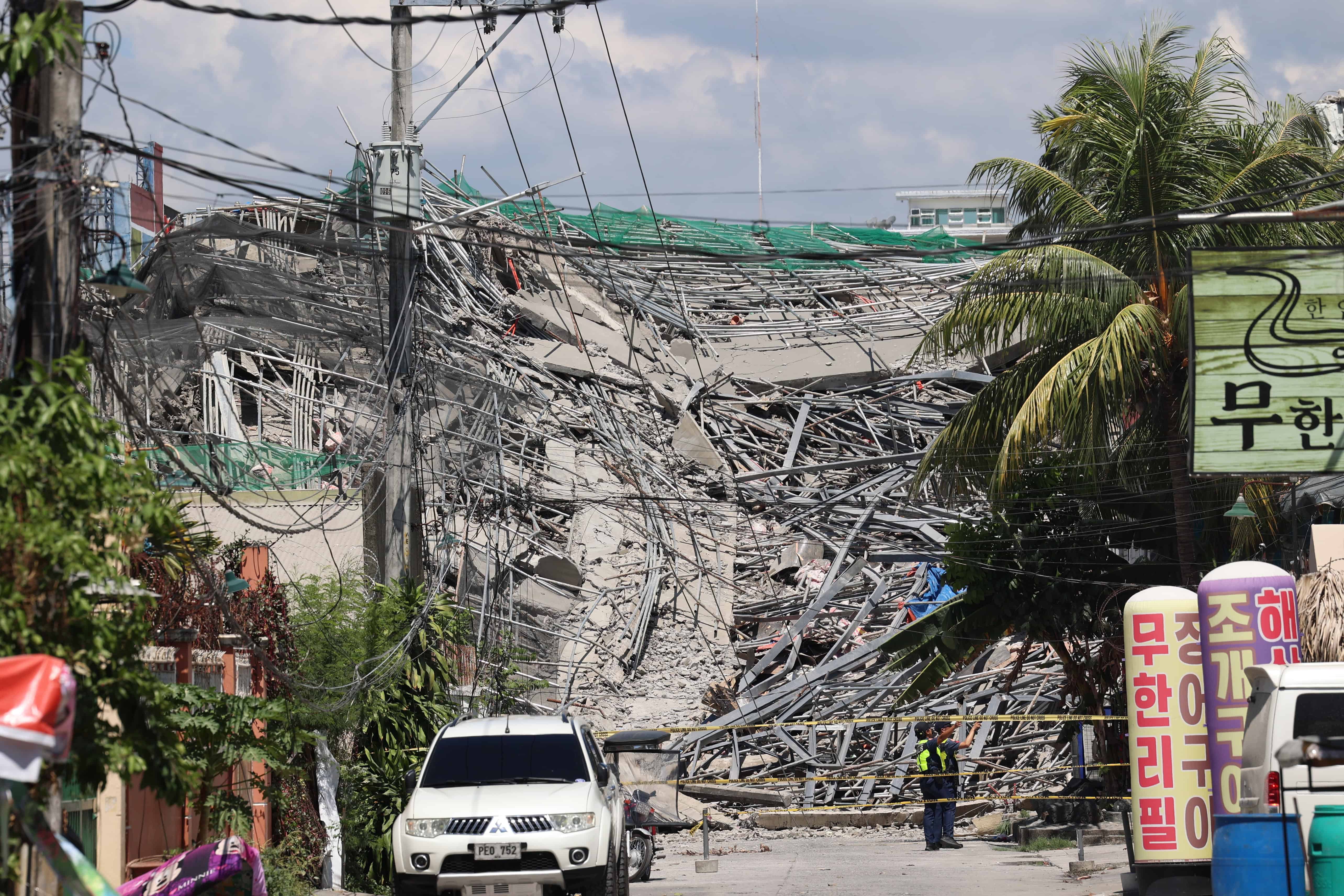 Un muerto por colapso de edificio en Filipinas
