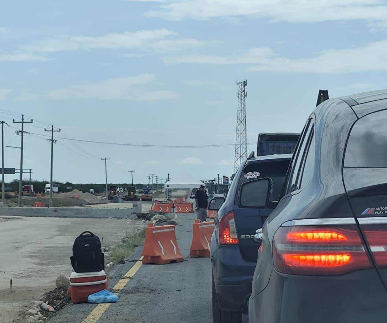 Avanzan obras de ampliación en la vía Monterrey-Reynosa