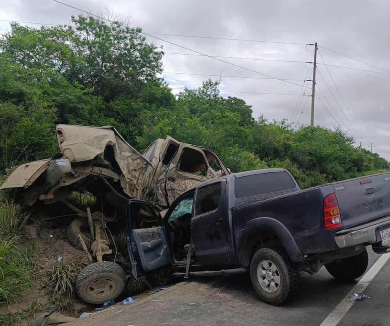 Muere joven en choque frontal en la Victoria-Monterrey