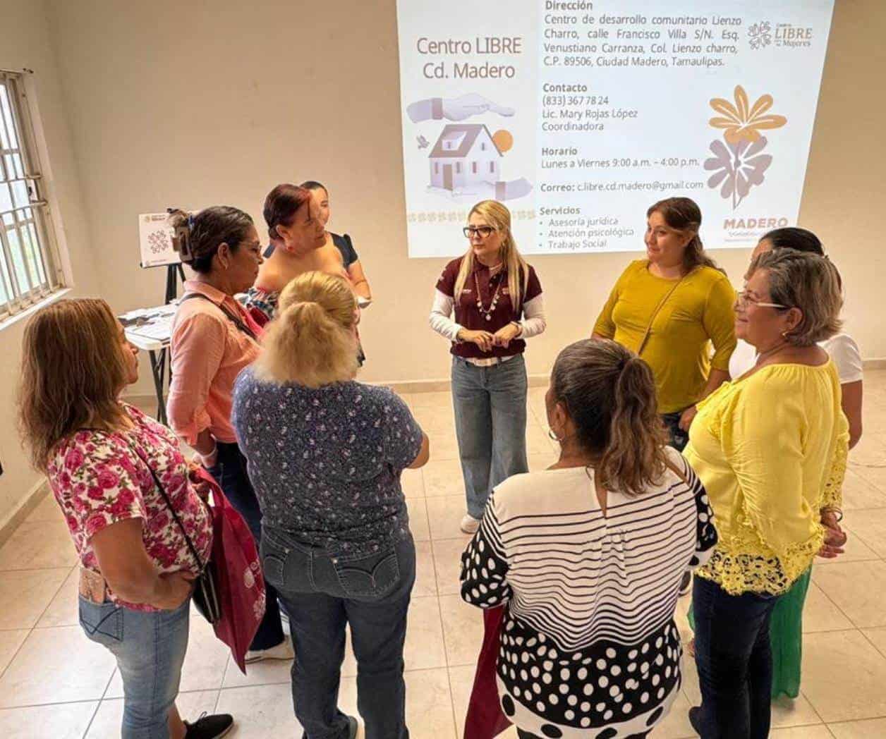 Operan 24 Centros LIBRE para apoyar a las mujeres