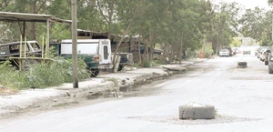 Denuncian el abandono de calles en Villas de la Joya