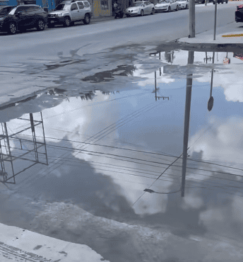 Los encharcamientos continúan causando problemas en la colonia Rodríguez de Reynosa
