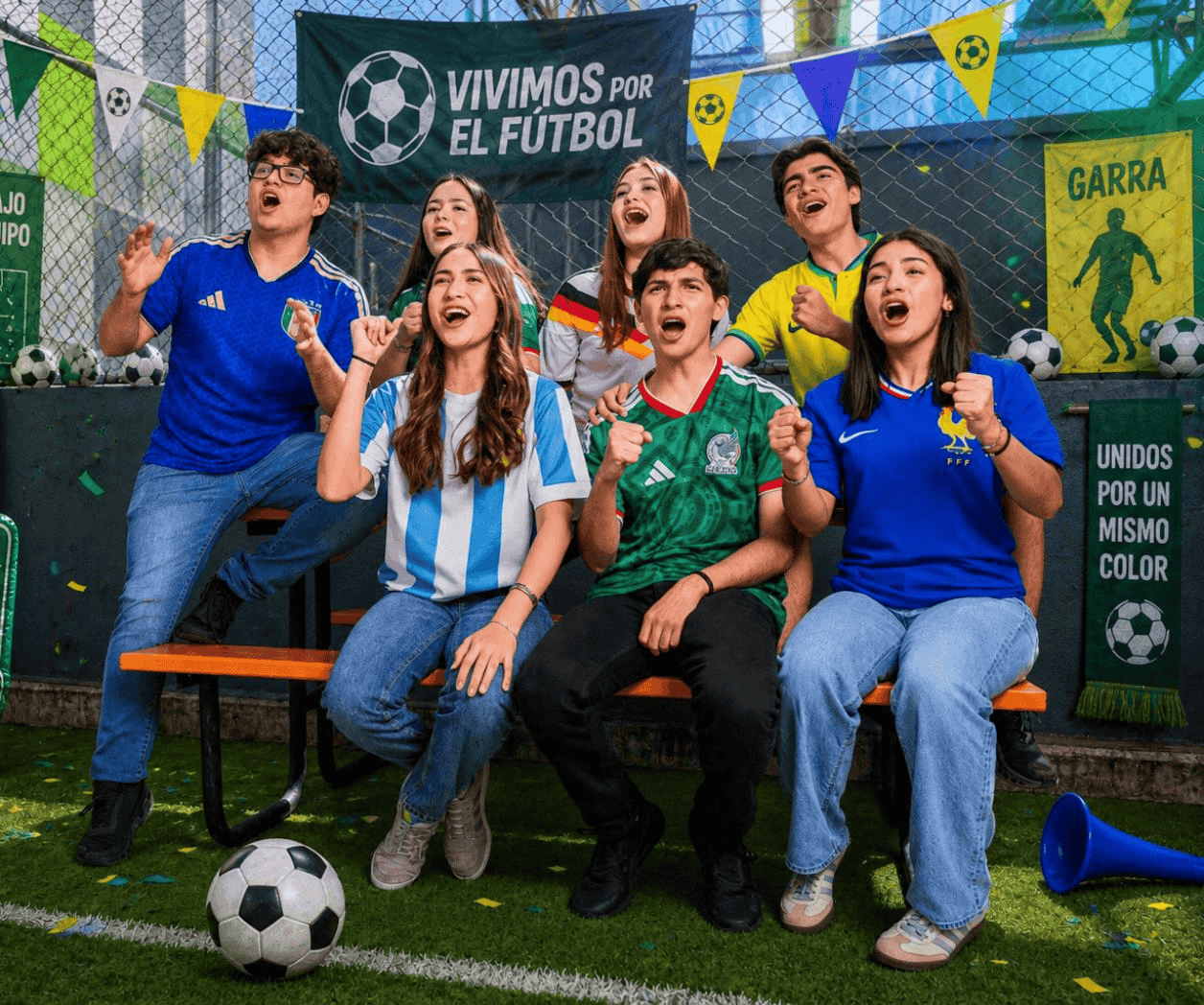 Listos para  gritar Gol