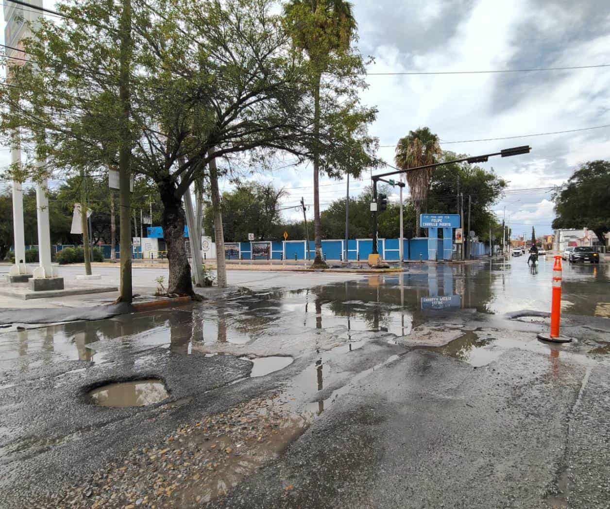  Lluvias agravan daños en vialidades de Reynosa