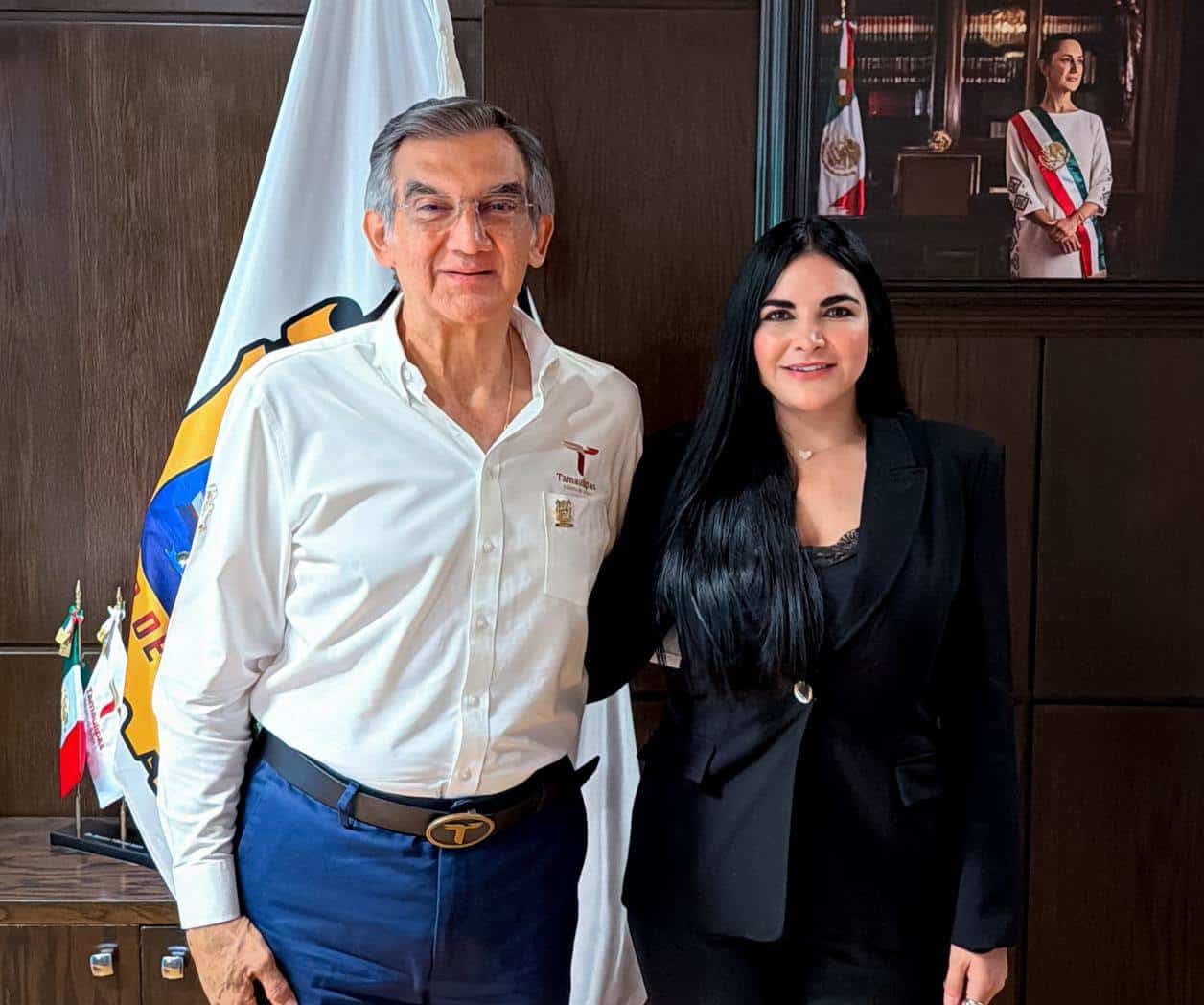 Alcaldesa Nataly García sostuvo una reunión de trabajo con el Gobernador