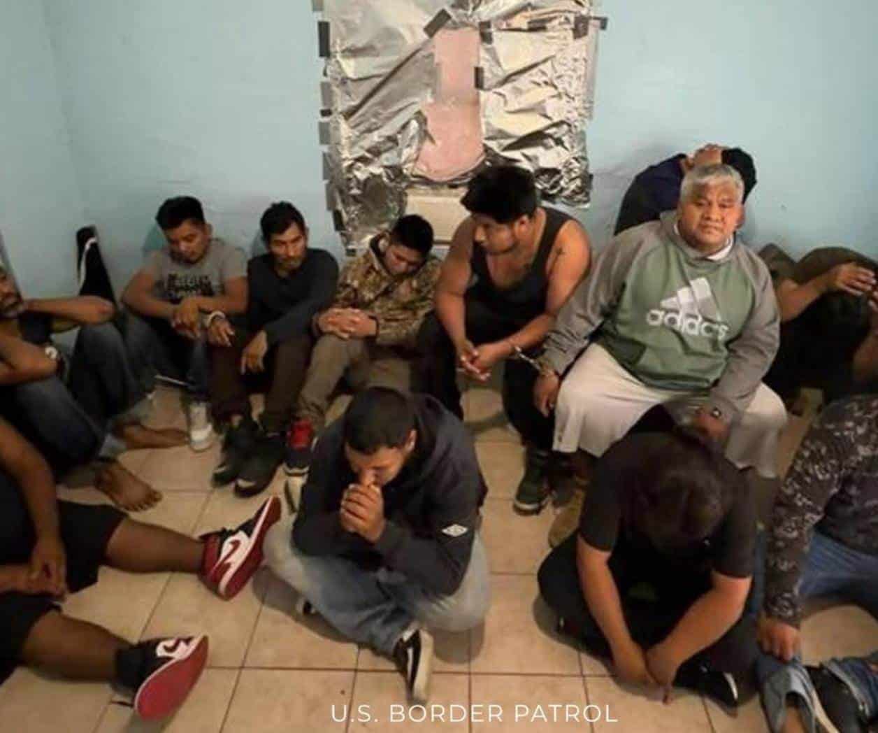 Desbaratan casa de seguridad con 14 migrantes en Laredo