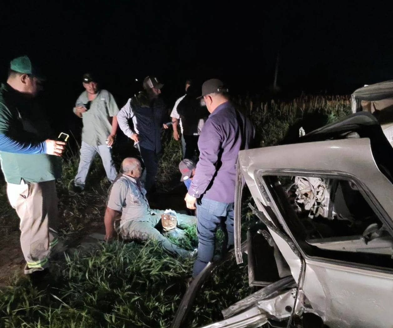 Accidente en carretera 82 deja un adulto mayor lesionado
