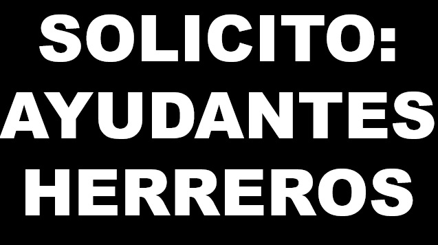 SE SOLICITAN AYUDANTES 