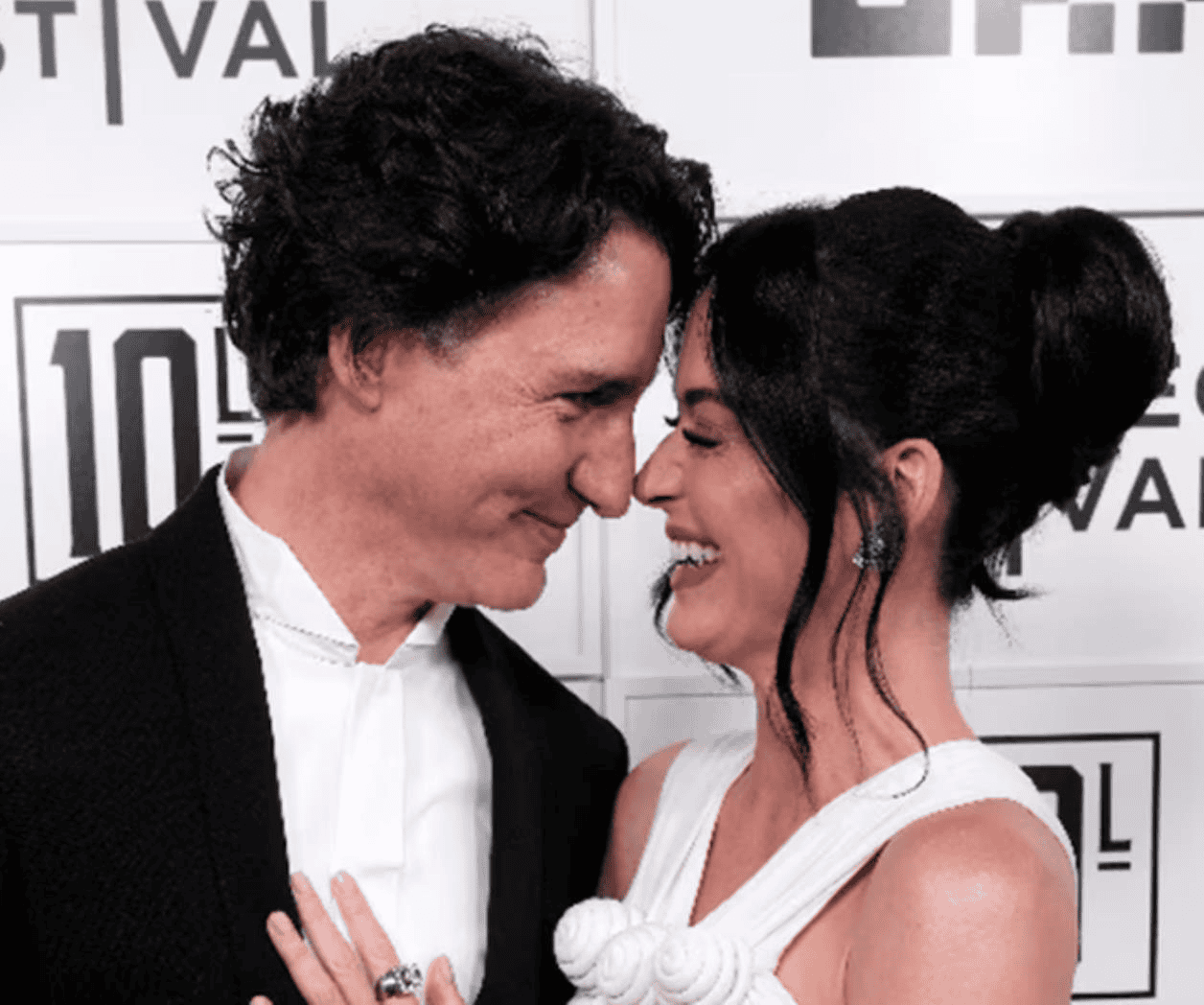 Katy Perry y Justin Trudeau en su debut como pareja en alfombra roja