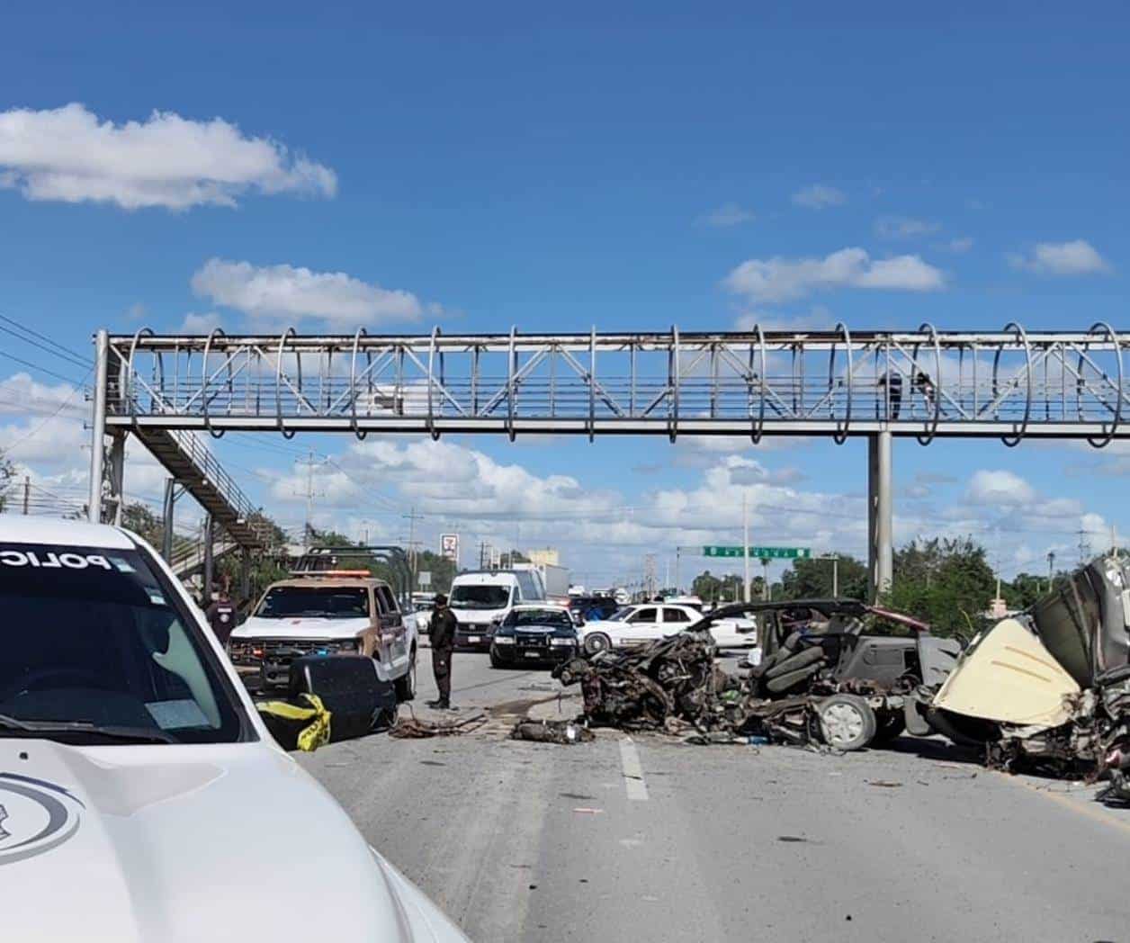  Choque en la Reynosa–Río Bravo deja un muerto